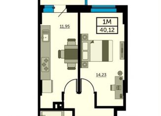 Продается 1-ком. квартира, 40 м2, Ростов-на-Дону, улица Ларина, 45с2, Ворошиловский район