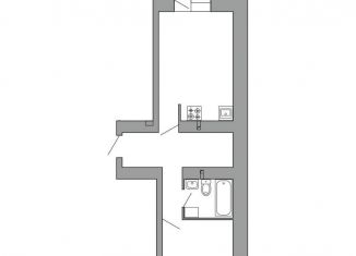 Продажа 2-ком. квартиры, 38.3 м2, Кукмор, улица Степана Разина, 38Б