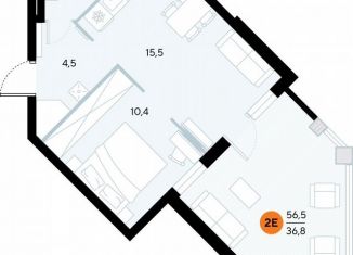 Продаю 1-ком. квартиру, 56 м2, поселок городского типа Заозерное, улица Аллея Дружбы, 10А