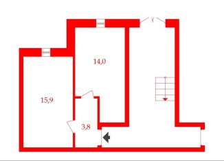 Продам помещение свободного назначения, 33.7 м2, Санкт-Петербург, проспект Кузнецова, 26к1, метро Проспект Ветеранов