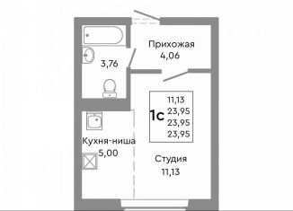 Продажа 1-ком. квартиры, 24 м2, Челябинск