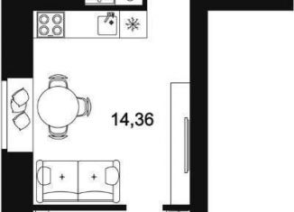 Продам 1-комнатную квартиру, 32.4 м2, Тюмень, Калининский округ, улица Революции, 228к4