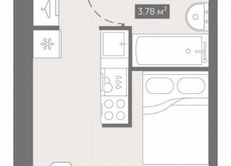 Квартира на продажу студия, 26.6 м2, Санкт-Петербург
