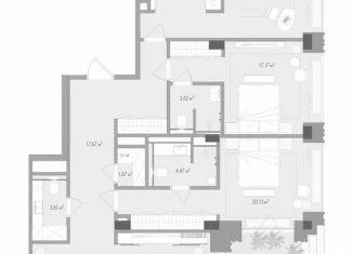 Продажа трехкомнатной квартиры, 175.9 м2, Москва, Садовая-Сухаревская улица, 14с1, Садовая-Сухаревская улица