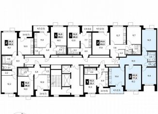 Продается однокомнатная квартира, 42.1 м2, деревня Сапроново, Донская улица, 7