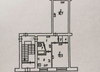 Продаю 2-комнатную квартиру, 46 м2, Калуга, улица Труда, 16