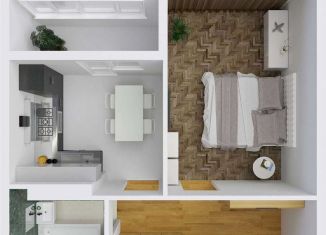 Продам 1-комнатную квартиру, 37.2 м2, Крым