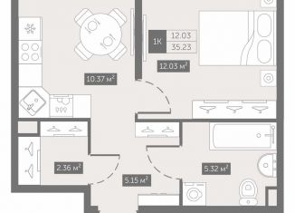 Продается 1-комнатная квартира, 35.2 м2, Санкт-Петербург
