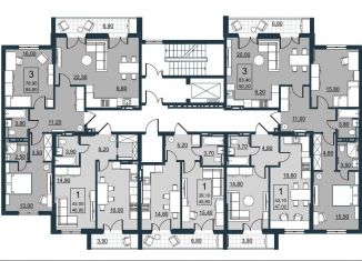 Продам 1-комнатную квартиру, 43.1 м2, Саратов, улица имени Евгения Долгина, 8