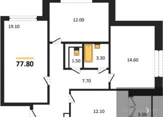 Продается 3-комнатная квартира, 77.8 м2, Воронеж, улица Полковника Богомолова, 1Т