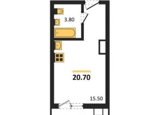 Продам квартиру студию, 20.7 м2, Воронеж, улица Шибилкина, 5