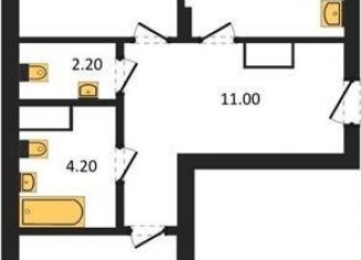 2-ком. квартира на продажу, 62 м2, Воронеж