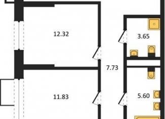 Продам 3-ком. квартиру, 86.3 м2, Воронеж, набережная Чуева, 7
