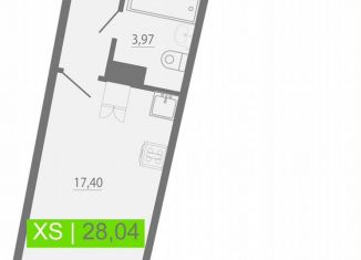 Продажа квартиры студии, 28 м2, Мурино