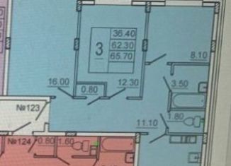 Продажа трехкомнатной квартиры, 65.7 м2, Орёл, Плещеевская улица, 8