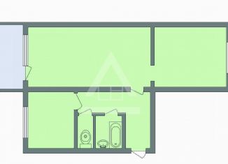 Двухкомнатная квартира на продажу, 44.7 м2, Коркино, улица Сони Кривой, 6