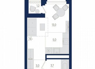 Продам 1-комнатную квартиру, 24.6 м2, Республика Башкортостан
