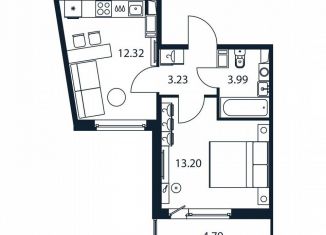 Продаю однокомнатную квартиру, 32.2 м2, Мурино, Романовская улица, 9