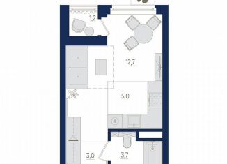 Продам 1-ком. квартиру, 25 м2, Республика Башкортостан