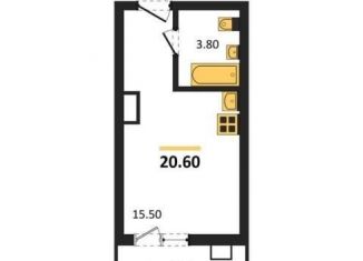 Продам квартиру студию, 20.6 м2, Воронеж