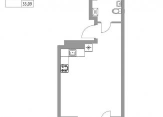 Продажа квартиры студии, 33.1 м2, Татарстан