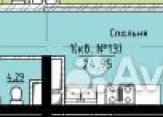 Продам квартиру студию, 25 м2, Грозный, проспект В.В. Путина, 1А