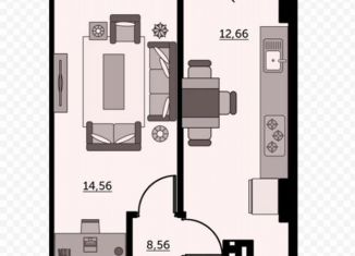 Продаю однокомнатную квартиру, 40 м2, Ростов-на-Дону, Пролетарский район, улица 23-я Линия, 54с5