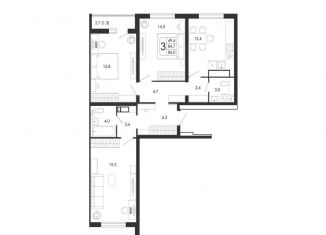 Продажа 3-ком. квартиры, 86 м2, Воронеж, улица Загоровского, 5/1
