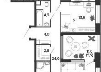 Продажа четырехкомнатной квартиры, 184.5 м2, Москва, метро ЗИЛ, 2-я очередь, к4