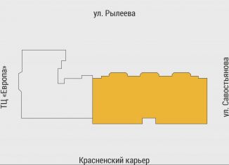 Продажа двухкомнатной квартиры, 68.9 м2, Тамбов, улица имени С.И. Савостьянова, 14Б
