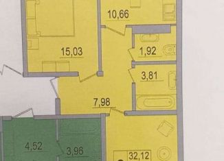 2-ком. квартира на продажу, 60 м2, Краснодар, улица Красных Партизан, 4/15, ЖК Сограт