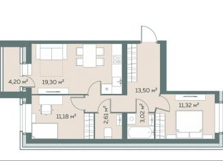 Продаю 3-комнатную квартиру, 65.1 м2, Лиски, улица Титова, 38