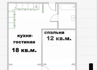 Сдается в аренду 2-ком. квартира, 46 м2, Москва, Ленинский проспект, 123, метро Тропарёво