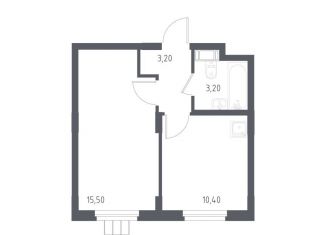 Однокомнатная квартира на продажу, 32.3 м2, Люберцы, жилой комплекс Люберцы 2020, к68, ЖК Люберцы 2020