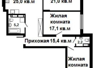 Продается 3-комнатная квартира, 105 м2, Нижний Новгород, ЖК Планетарий