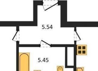 Продаю 1-ком. квартиру, 50.4 м2, Новосибирск, Ипподромская улица, 1/1, метро Площадь Ленина