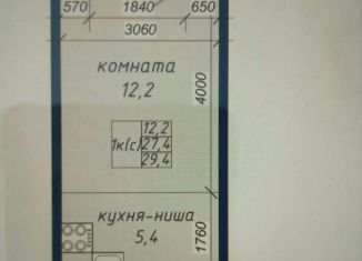 Продажа 1-комнатной квартиры, 29.5 м2, Барнаул, улица Солнечная Поляна, 94к6, ЖК Nord