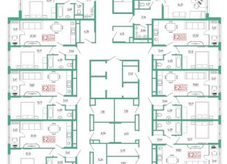 Продаю трехкомнатную квартиру, 87.7 м2, Тула, ЖК Смарт квартал на Сурикова