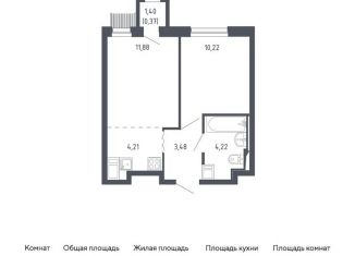 Продается 2-ком. квартира, 34.4 м2, Москва, жилой комплекс Молжаниново, к2, метро Пятницкое шоссе