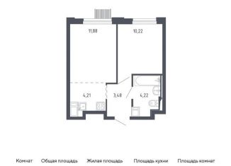 2-комнатная квартира на продажу, 34 м2, Москва, жилой комплекс Молжаниново, к2, метро Пятницкое шоссе