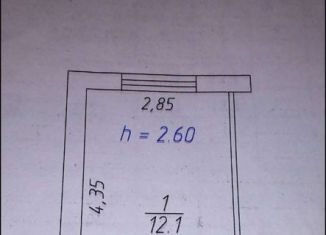 Продажа квартиры студии, 12.1 м2, Красноярск, Солнечный бульвар, 11, Советский район