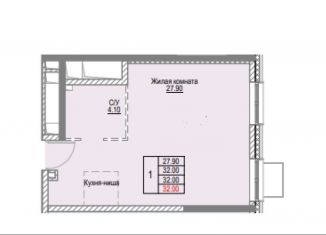 Однокомнатная квартира на продажу, 32 м2, Москва, ЖК Тринити 2