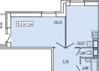 2-ком. квартира на продажу, 40.1 м2, городской посёлок Янино-1, Голландская улица, 6, ЖК Новое Янино