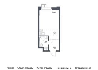 Продается квартира студия, 25.3 м2, Москва, многофункциональный комплекс Тропарево Парк, к1.1
