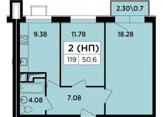 Продам 2-комнатную квартиру, 50.6 м2, Москва, Берёзовая аллея, 19к6, Останкинский район