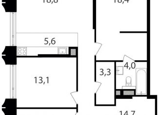 Продам 4-ком. квартиру, 96.3 м2, Москва, Савёловский район, жилой комплекс Петровский Парк 2, к1