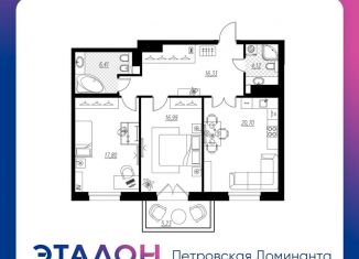 Продажа 2-комнатной квартиры, 85 м2, Санкт-Петербург, ЖК Петровская Доминанта, Петровская коса, 6к1