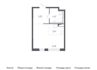 Продаю квартиру студию, 29 м2, Тюмень, жилой комплекс Чаркова 72, 1.1