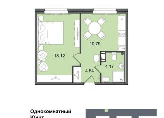 Продается 1-комнатная квартира, 37.6 м2, Санкт-Петербург, Витебский проспект, 99к1, муниципальный округ Гагаринское
