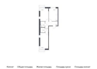 Продам двухкомнатную квартиру, 57 м2, поселение Филимонковское, жилой комплекс Квартал Марьино, к1